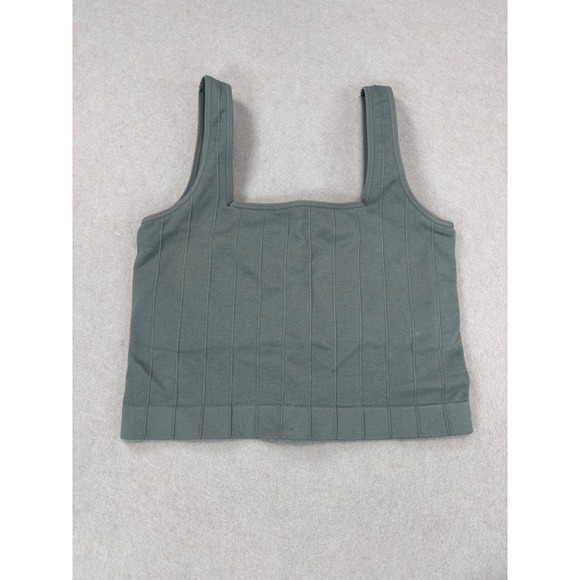 Spiritual Gangster Amara Wide Rib Seamless Tank Winter Thyme size XS/S - Picture 2 of 7